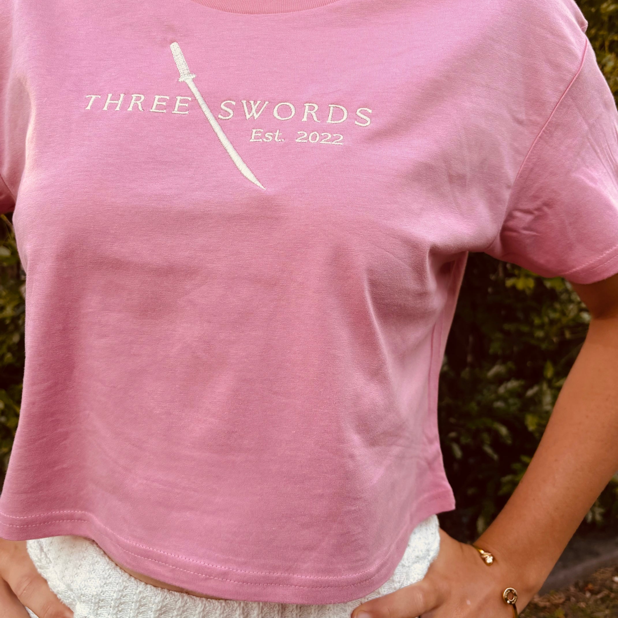 Women's Three Swords Crop Tee