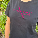 Women's Three Swords Crop Tee