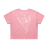 Women's Three Swords Crop Tee